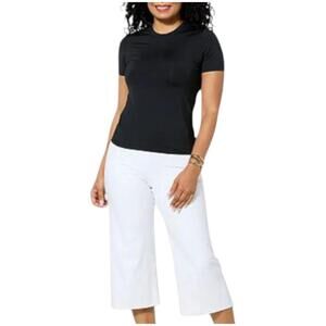 Joy Collection Women's Performance Crew Neck Tee w/Headband Black - Regular